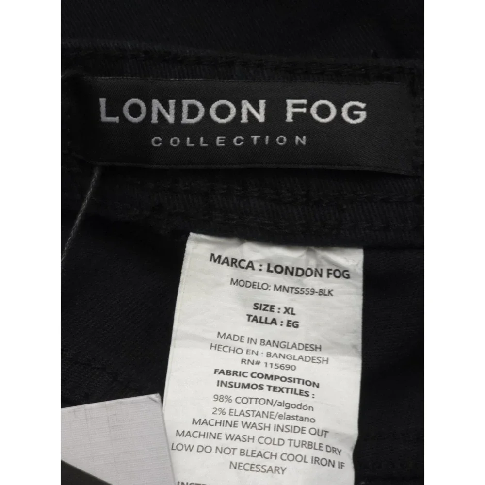 London Fog Collection Stretch Men's‎ Black Shorts Pants Size XL